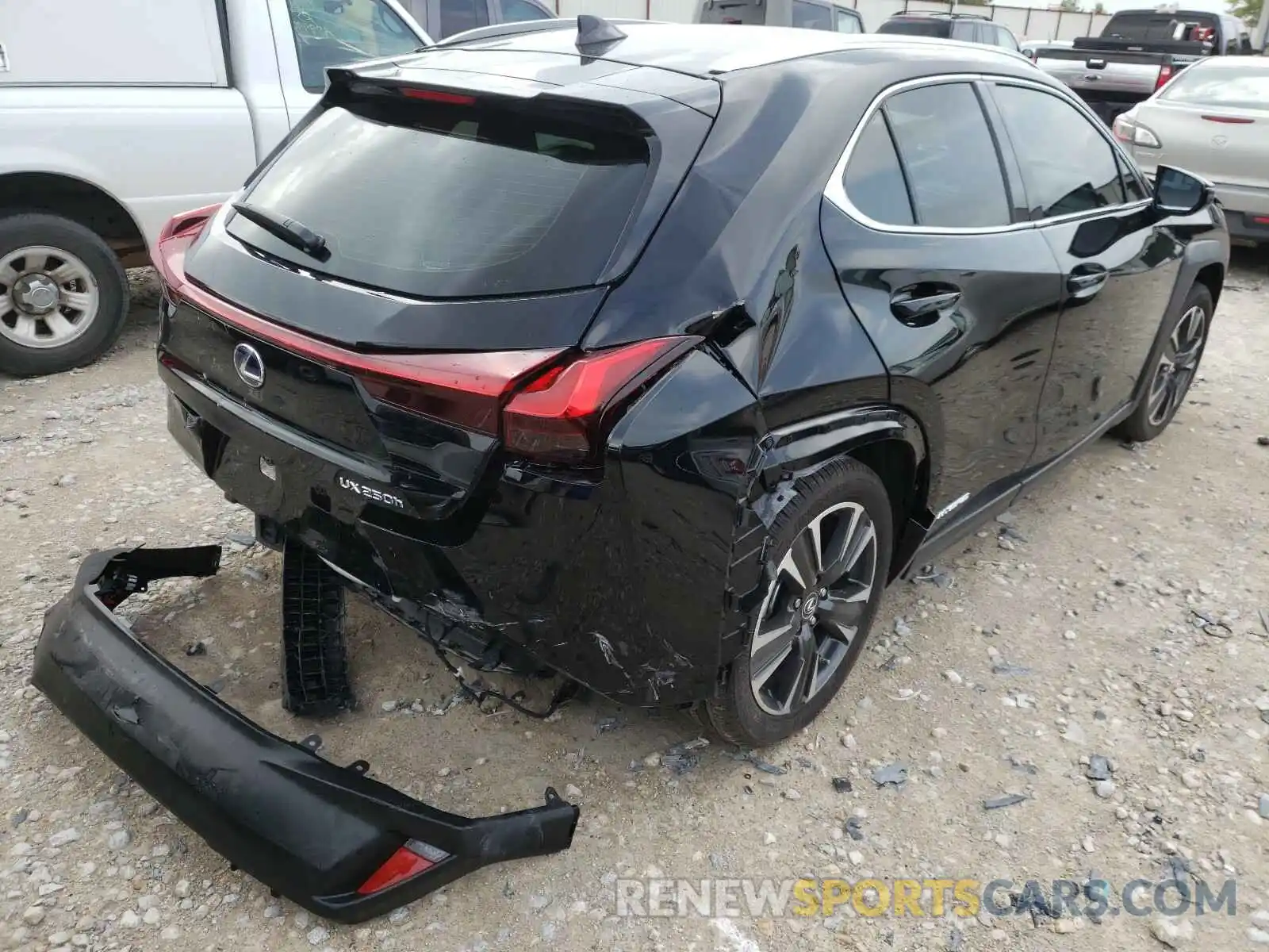 4 Photograph of a damaged car JTHP9JBH4L2028811 LEXUS UX 250H 2020