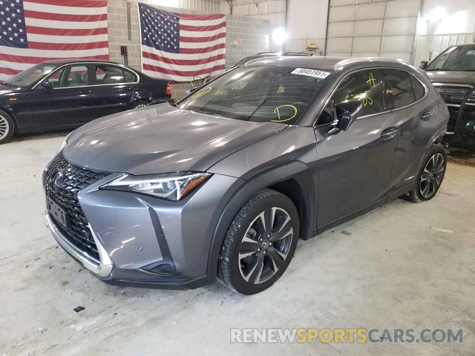 2 Photograph of a damaged car JTHP9JBH4L2028985 LEXUS UX 250H 2020