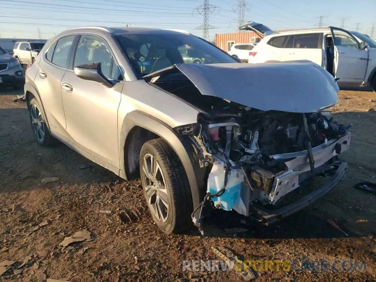 1 Photograph of a damaged car JTHP9JBH5L2031328 LEXUS UX 250H 2020