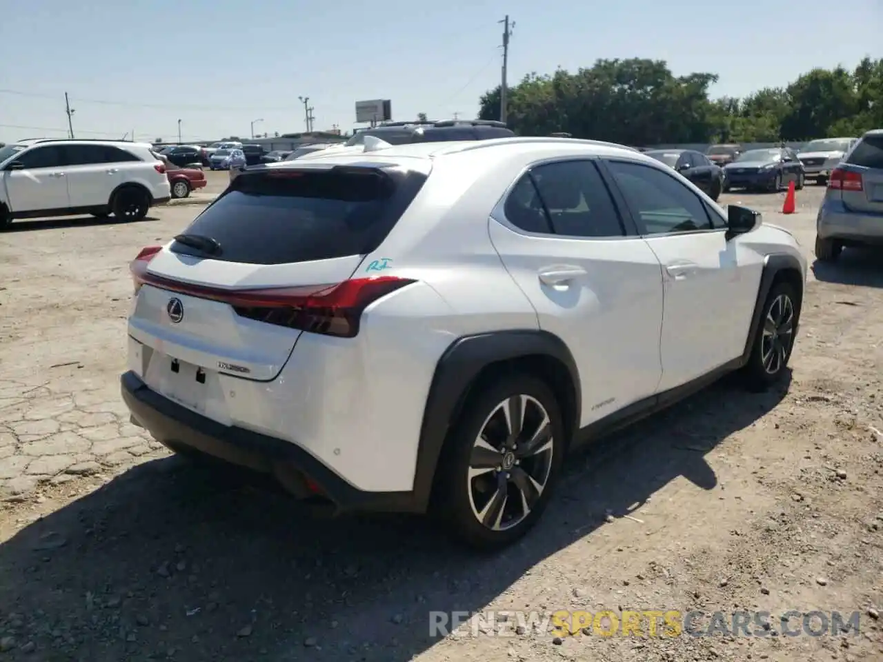 4 Photograph of a damaged car JTHP9JBH5L2034259 LEXUS UX 250H 2020