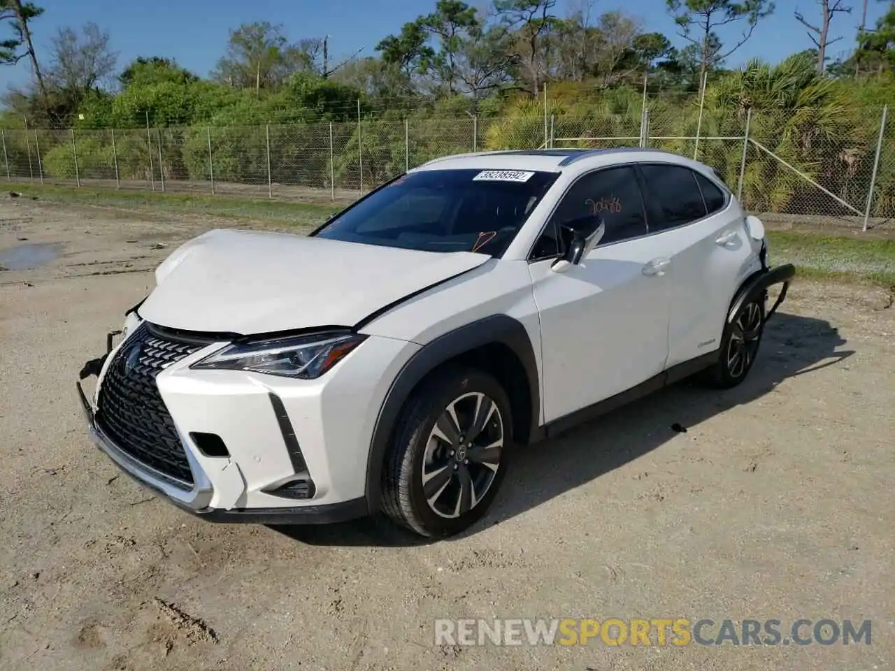 2 Photograph of a damaged car JTHP9JBH6L2026302 LEXUS UX 250H 2020