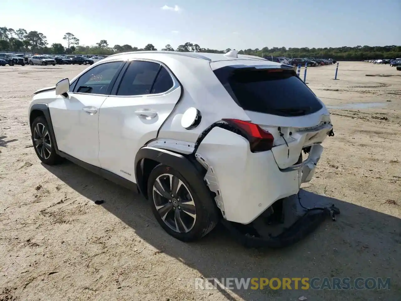 3 Photograph of a damaged car JTHP9JBH6L2026302 LEXUS UX 250H 2020