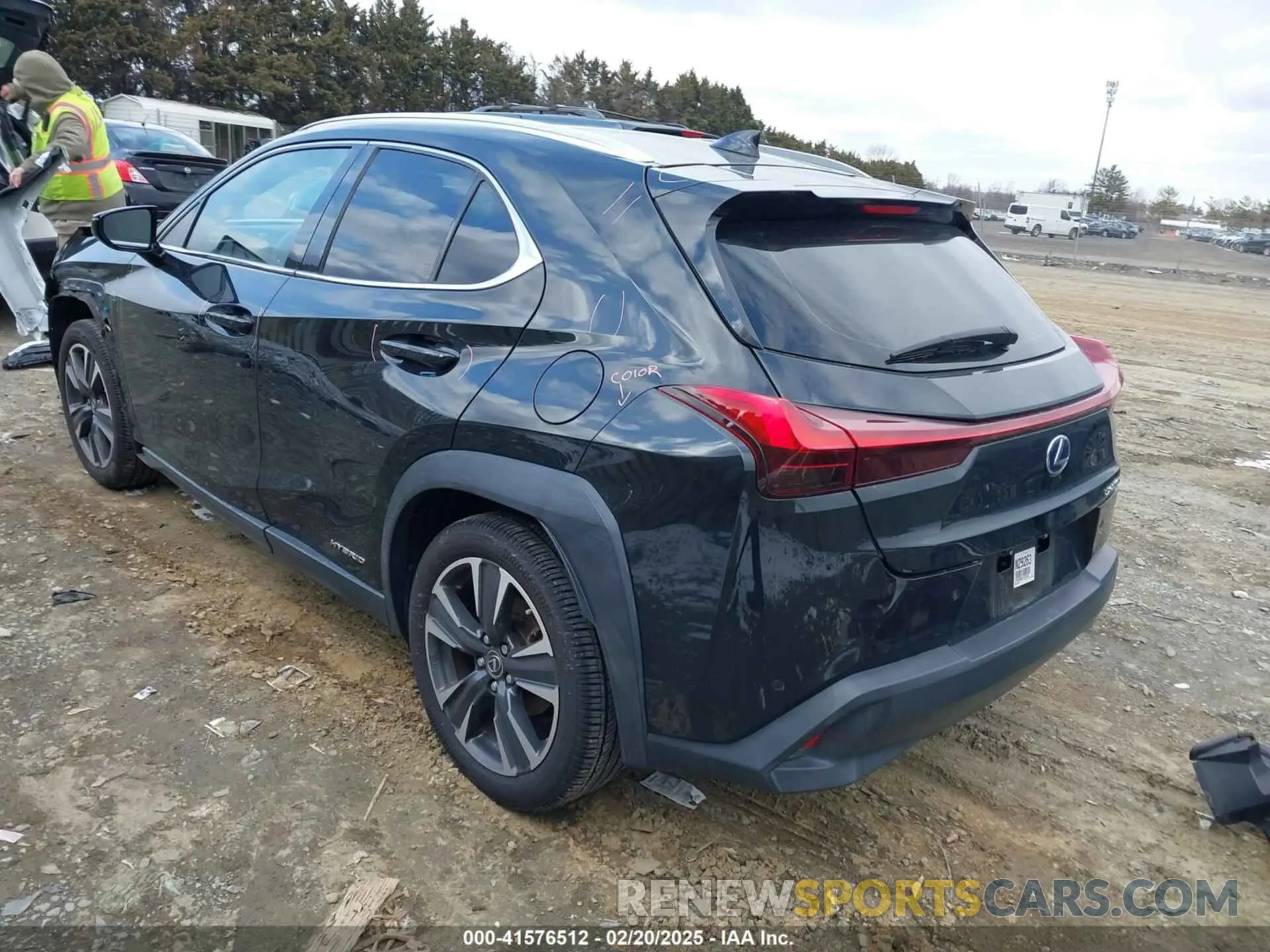3 Photograph of a damaged car JTHP9JBH6L2027045 LEXUS UX 250H 2020