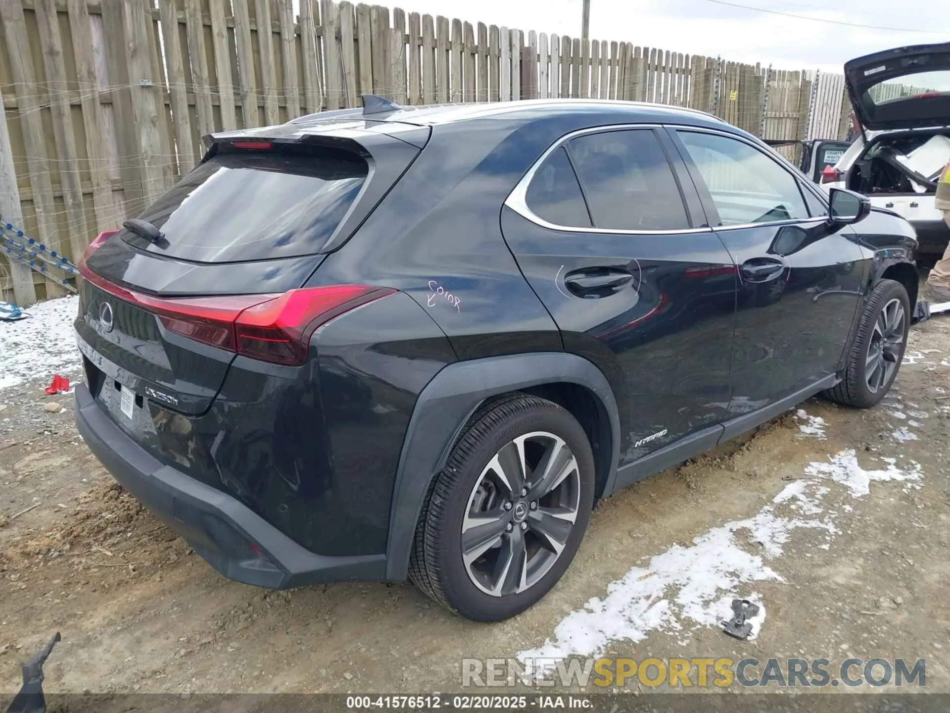 4 Photograph of a damaged car JTHP9JBH6L2027045 LEXUS UX 250H 2020