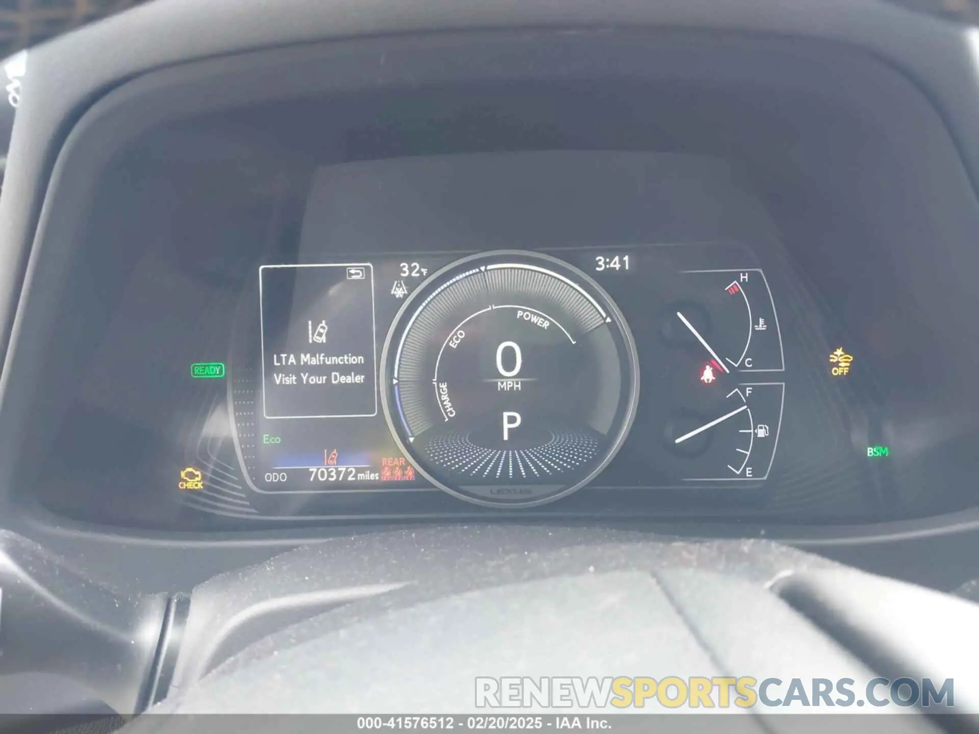 7 Photograph of a damaged car JTHP9JBH6L2027045 LEXUS UX 250H 2020