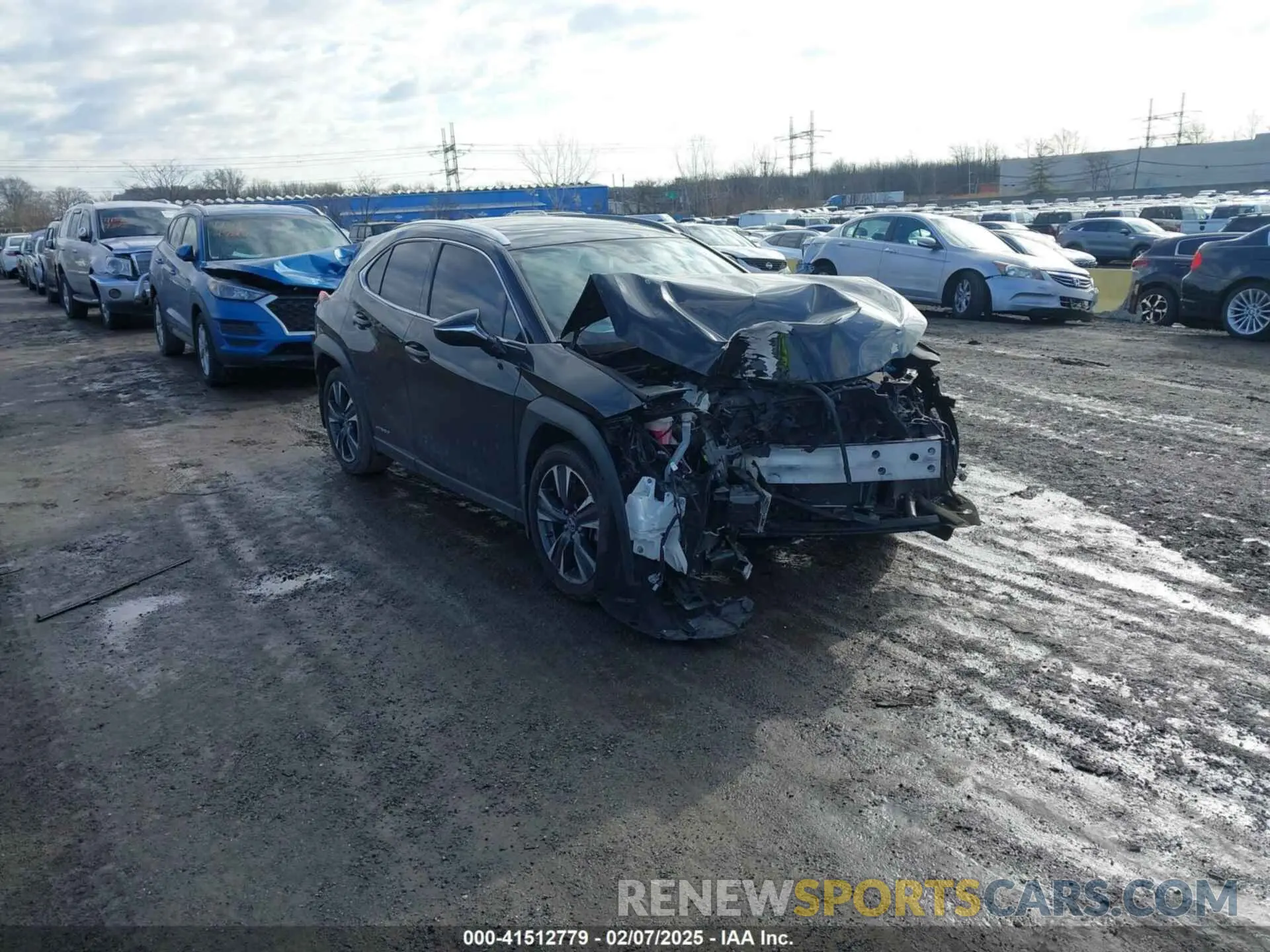 1 Photograph of a damaged car JTHP9JBH6L2034822 LEXUS UX 250H 2020