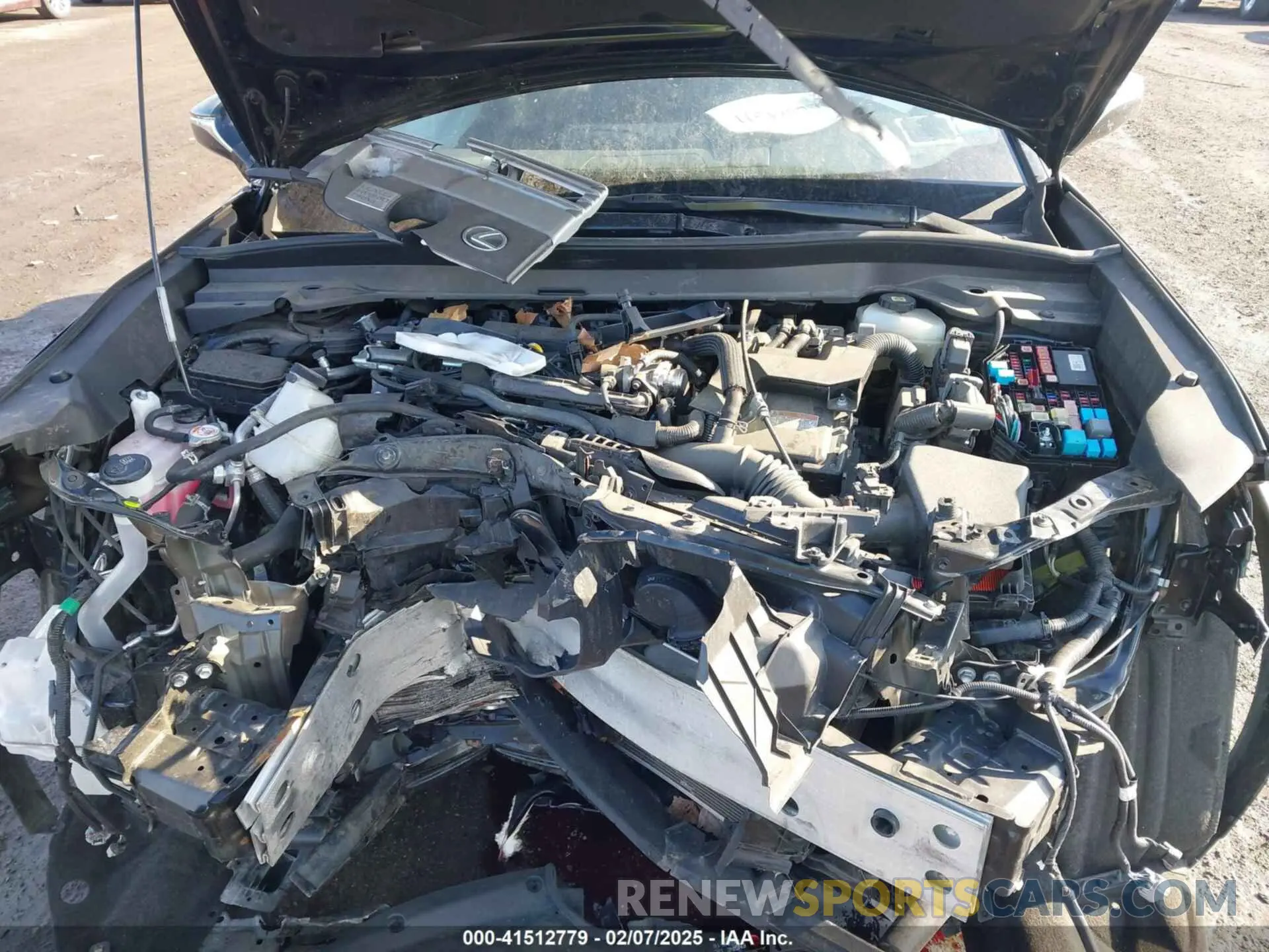 10 Photograph of a damaged car JTHP9JBH6L2034822 LEXUS UX 250H 2020