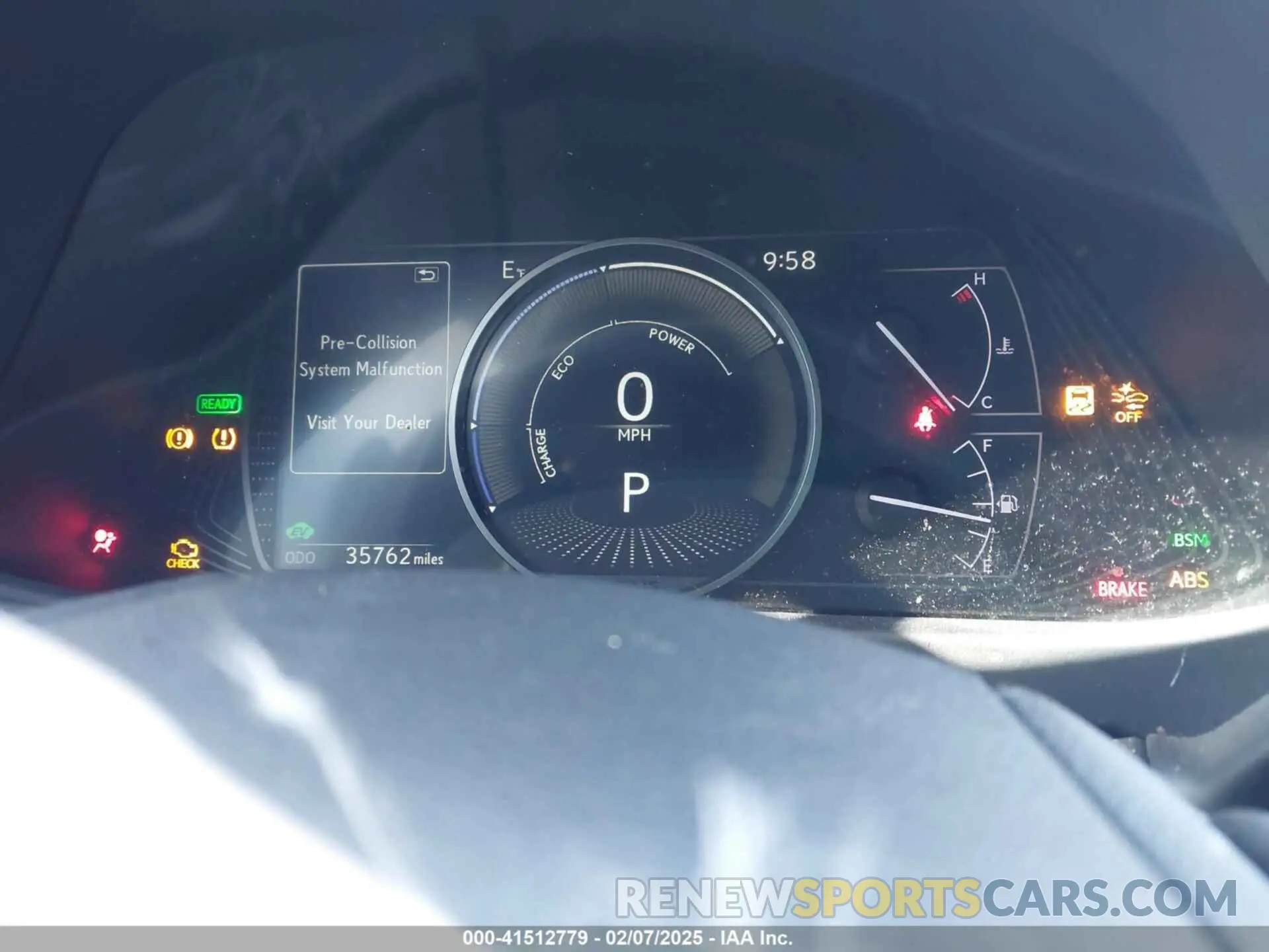 7 Photograph of a damaged car JTHP9JBH6L2034822 LEXUS UX 250H 2020