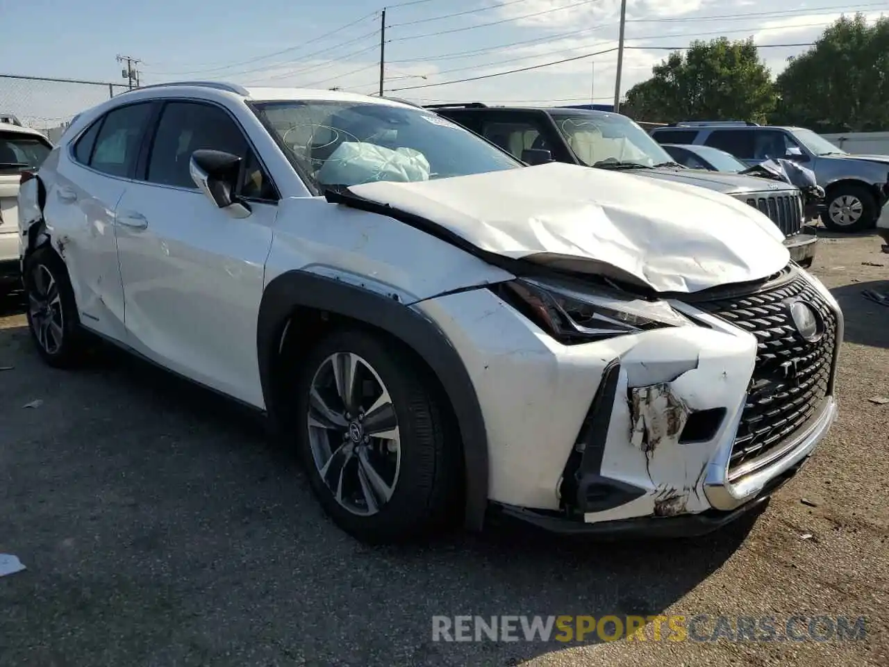 1 Photograph of a damaged car JTHP9JBH6L2035937 LEXUS UX 250H 2020