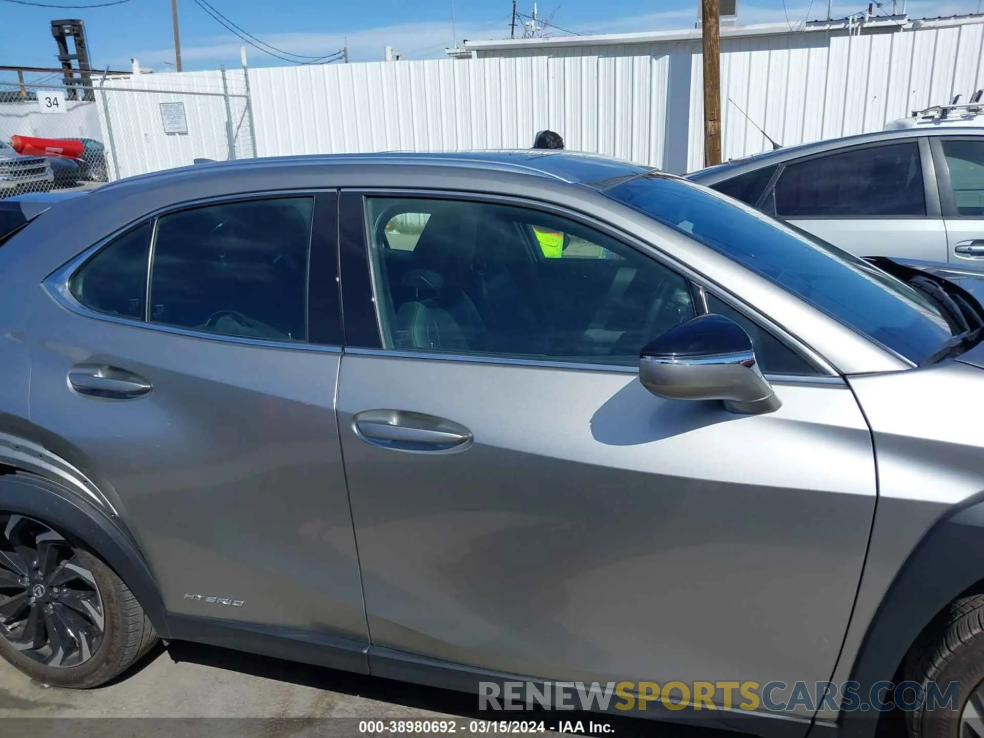 14 Photograph of a damaged car JTHP9JBH7L2022517 LEXUS UX 250H 2020