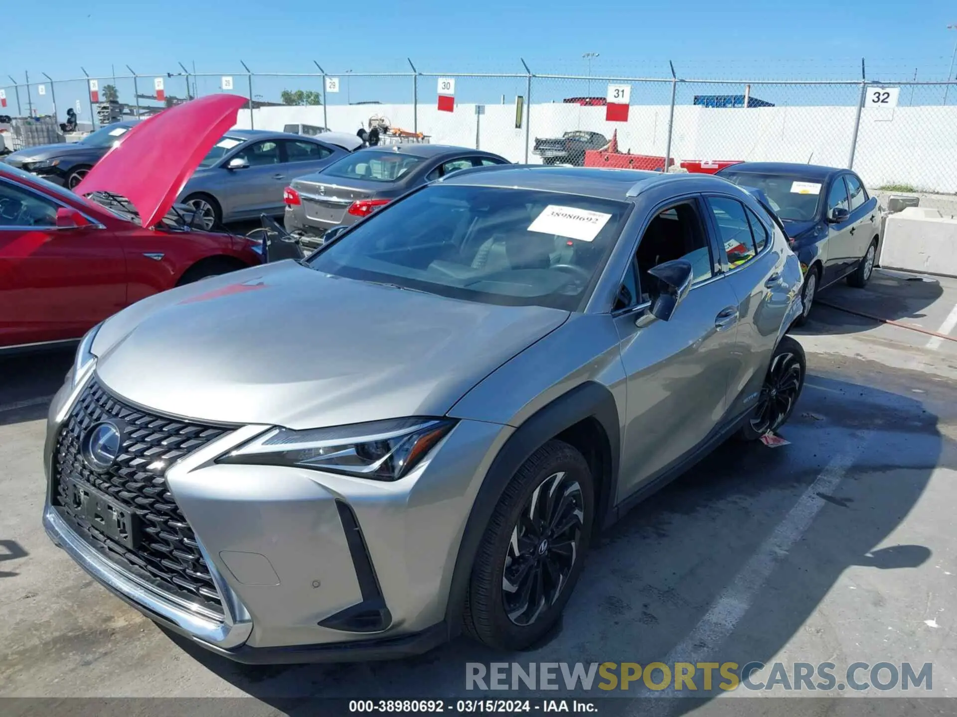 2 Photograph of a damaged car JTHP9JBH7L2022517 LEXUS UX 250H 2020