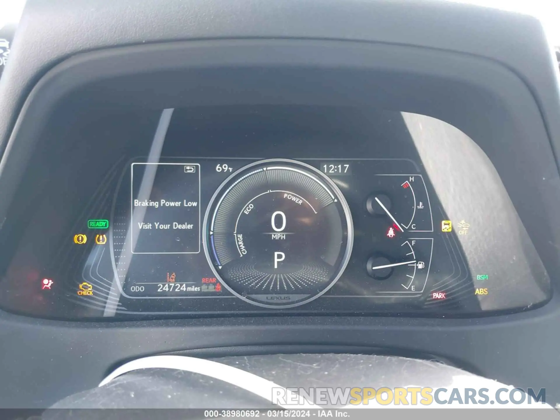 7 Photograph of a damaged car JTHP9JBH7L2022517 LEXUS UX 250H 2020