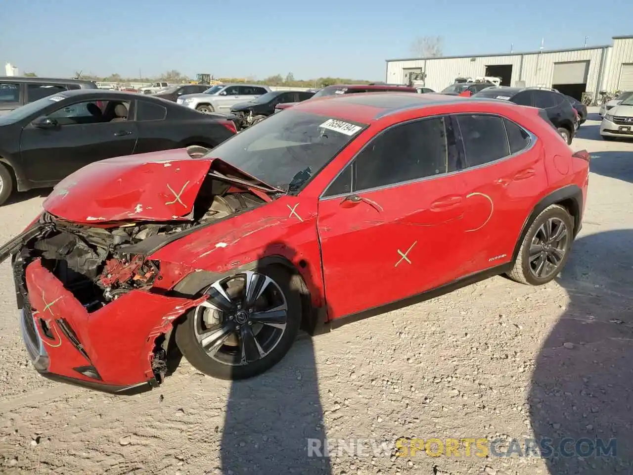 1 Photograph of a damaged car JTHP9JBH7L2030777 LEXUS UX 250H 2020