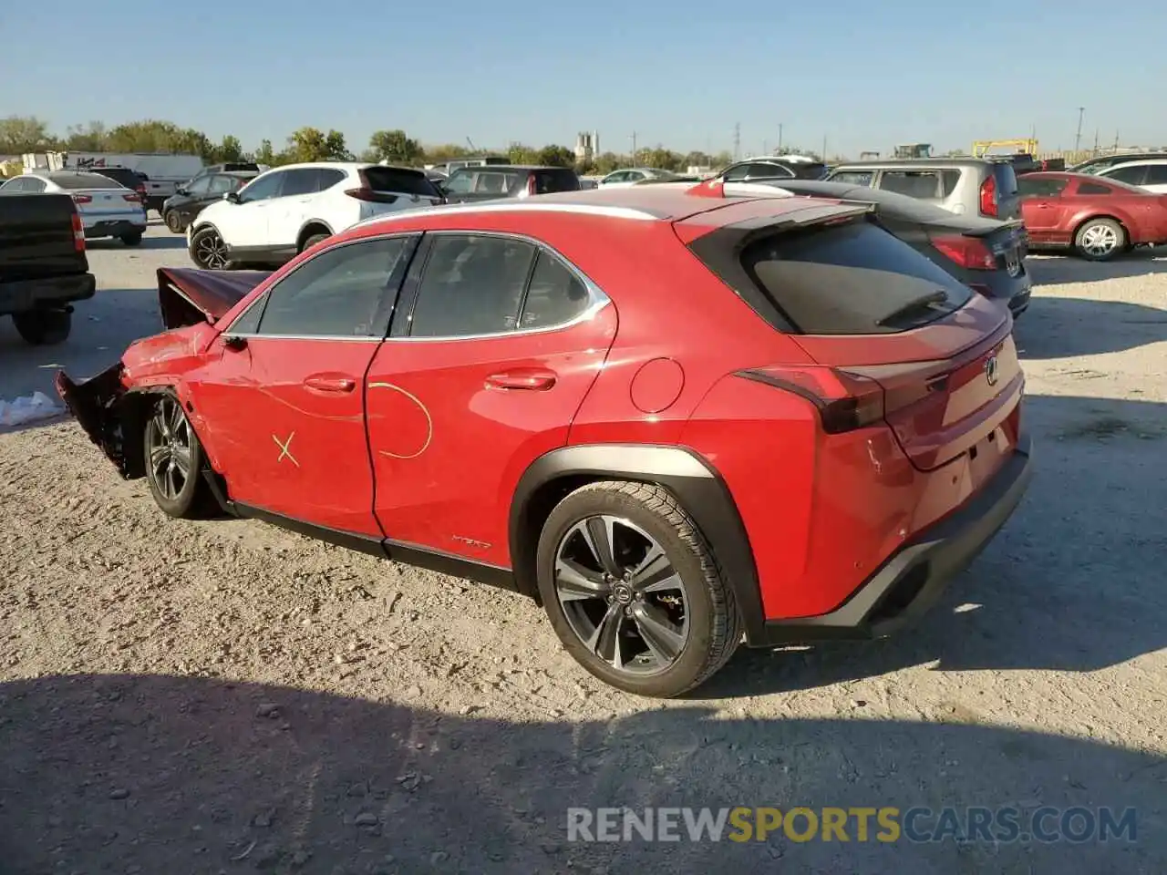 2 Photograph of a damaged car JTHP9JBH7L2030777 LEXUS UX 250H 2020