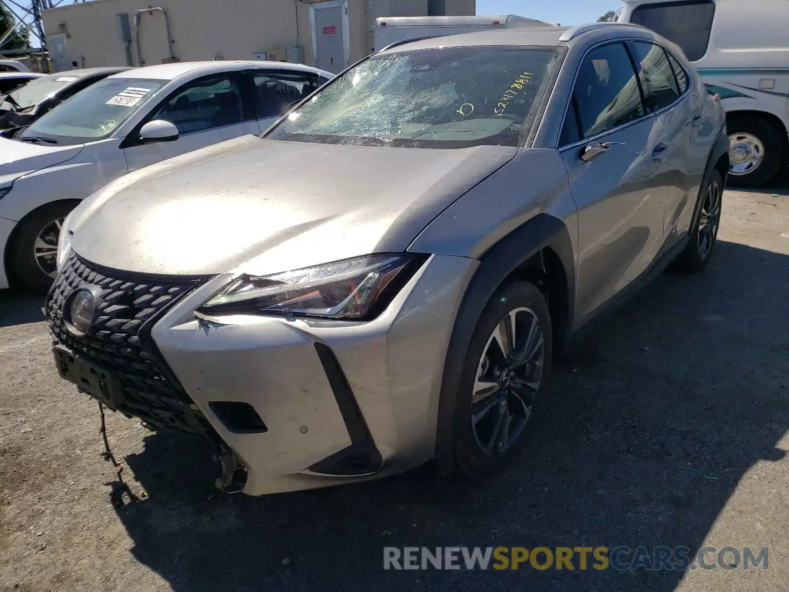 2 Photograph of a damaged car JTHP9JBH8L2020372 LEXUS UX 250H 2020