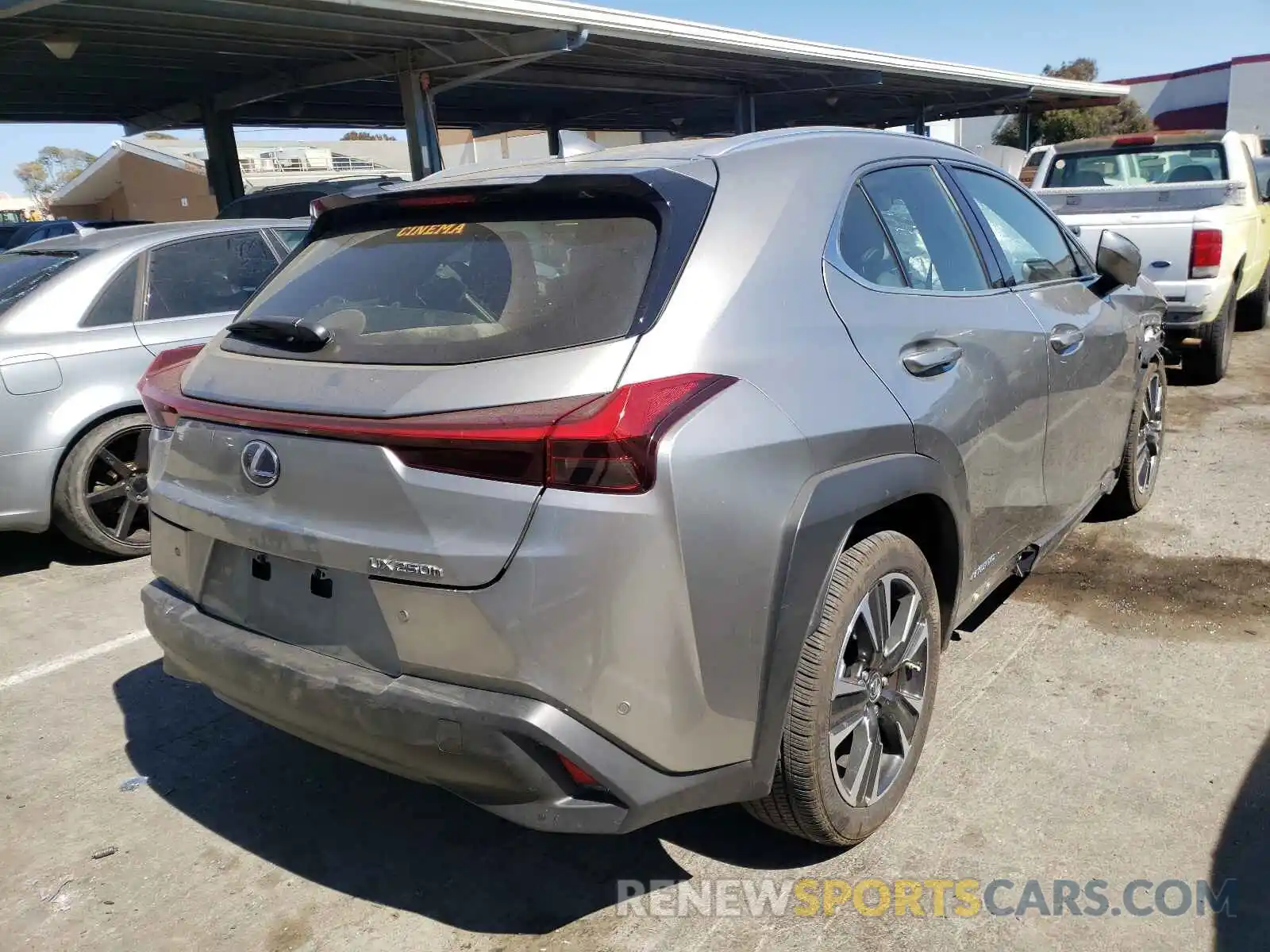 4 Photograph of a damaged car JTHP9JBH8L2020372 LEXUS UX 250H 2020