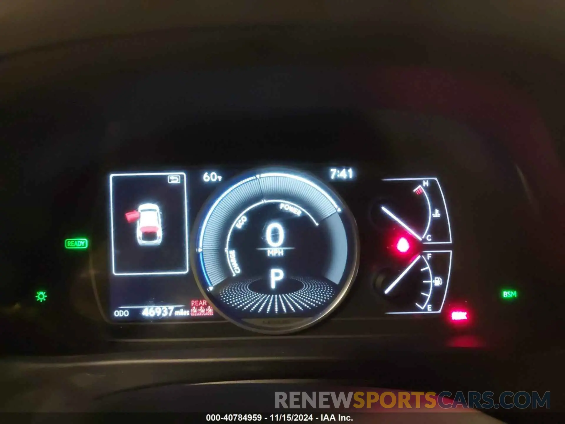 7 Photograph of a damaged car JTHP9JBH8L2024762 LEXUS UX 250H 2020