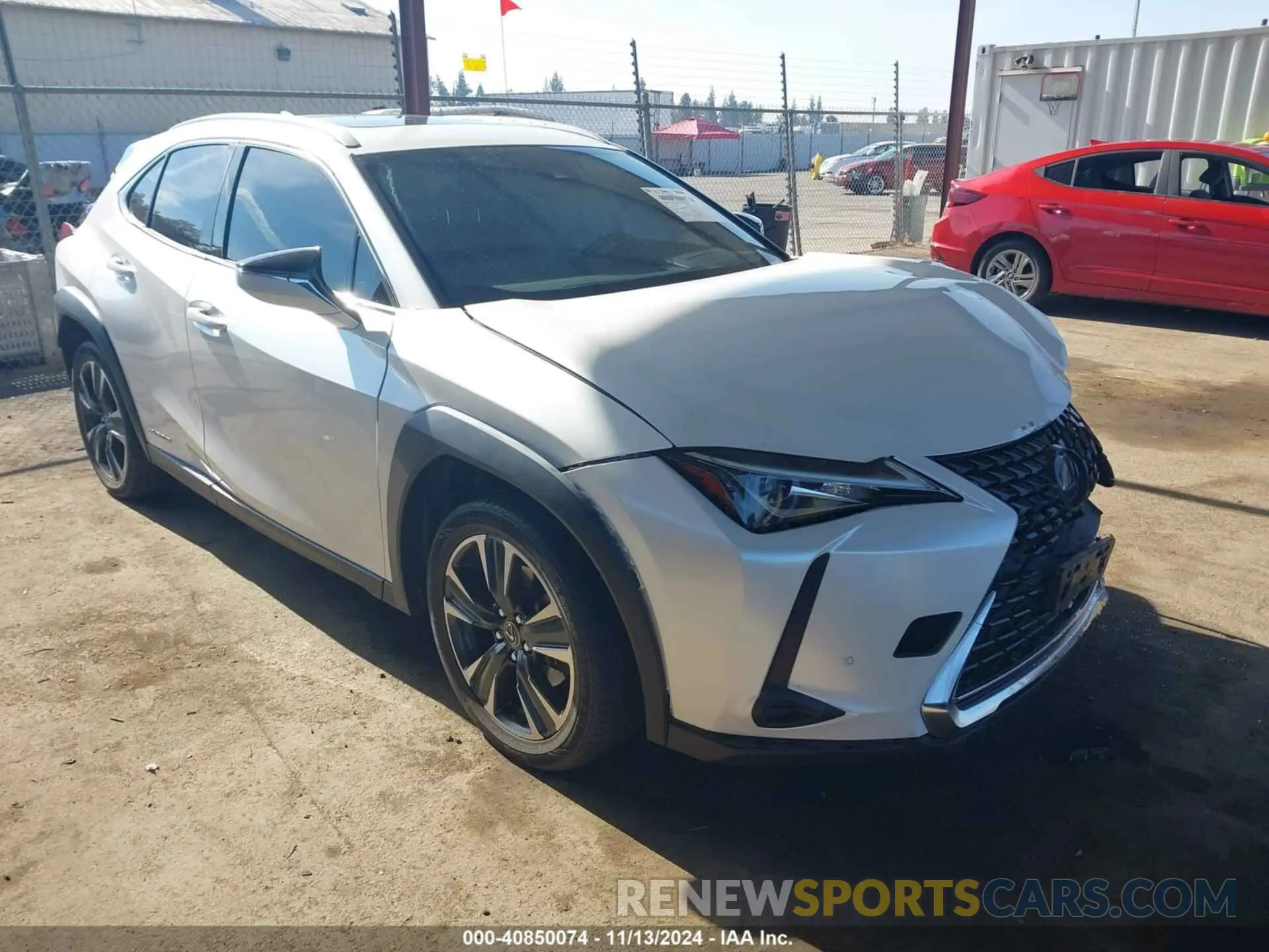 1 Photograph of a damaged car JTHP9JBH8L2027189 LEXUS UX 250H 2020