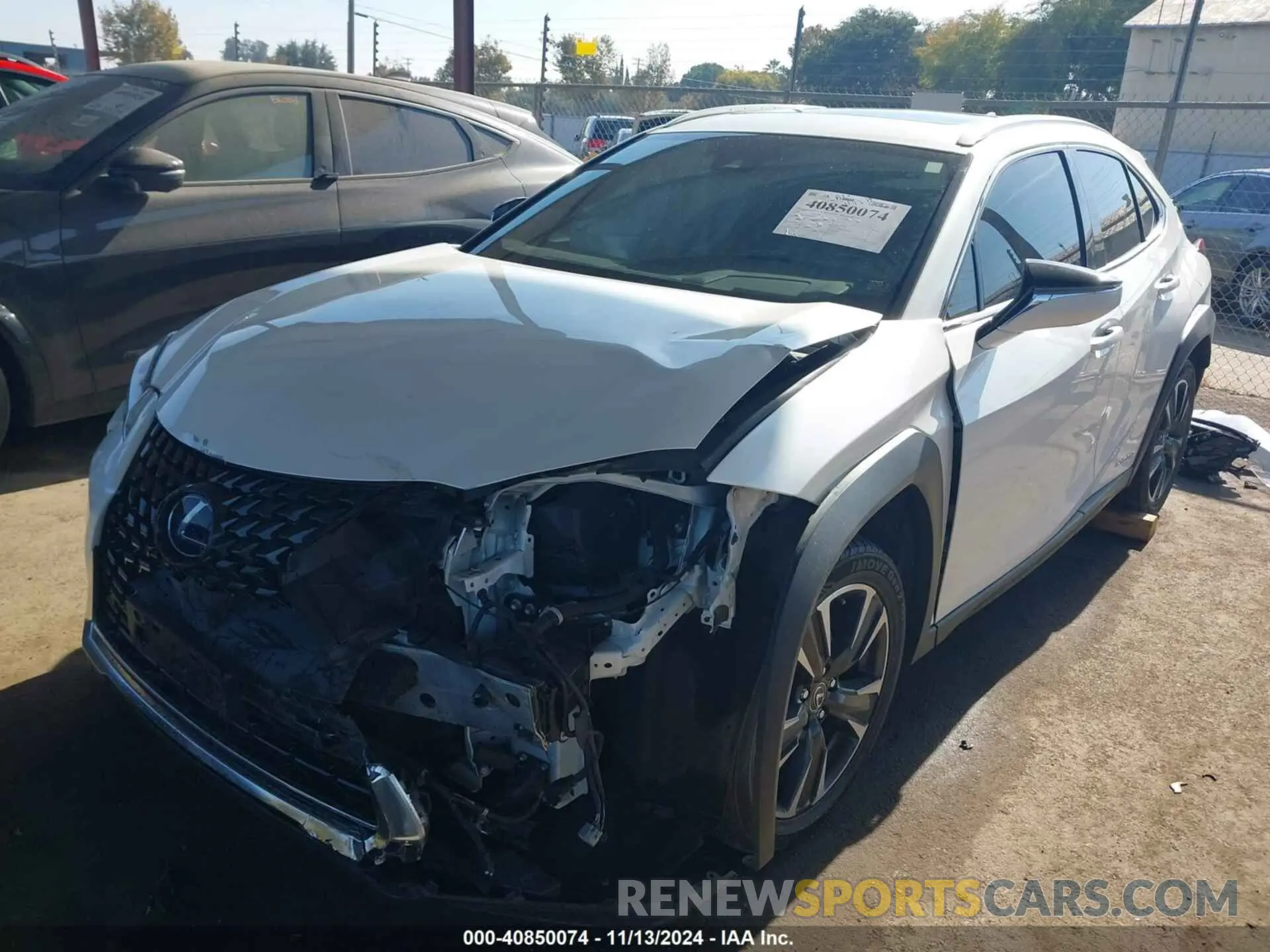 2 Photograph of a damaged car JTHP9JBH8L2027189 LEXUS UX 250H 2020