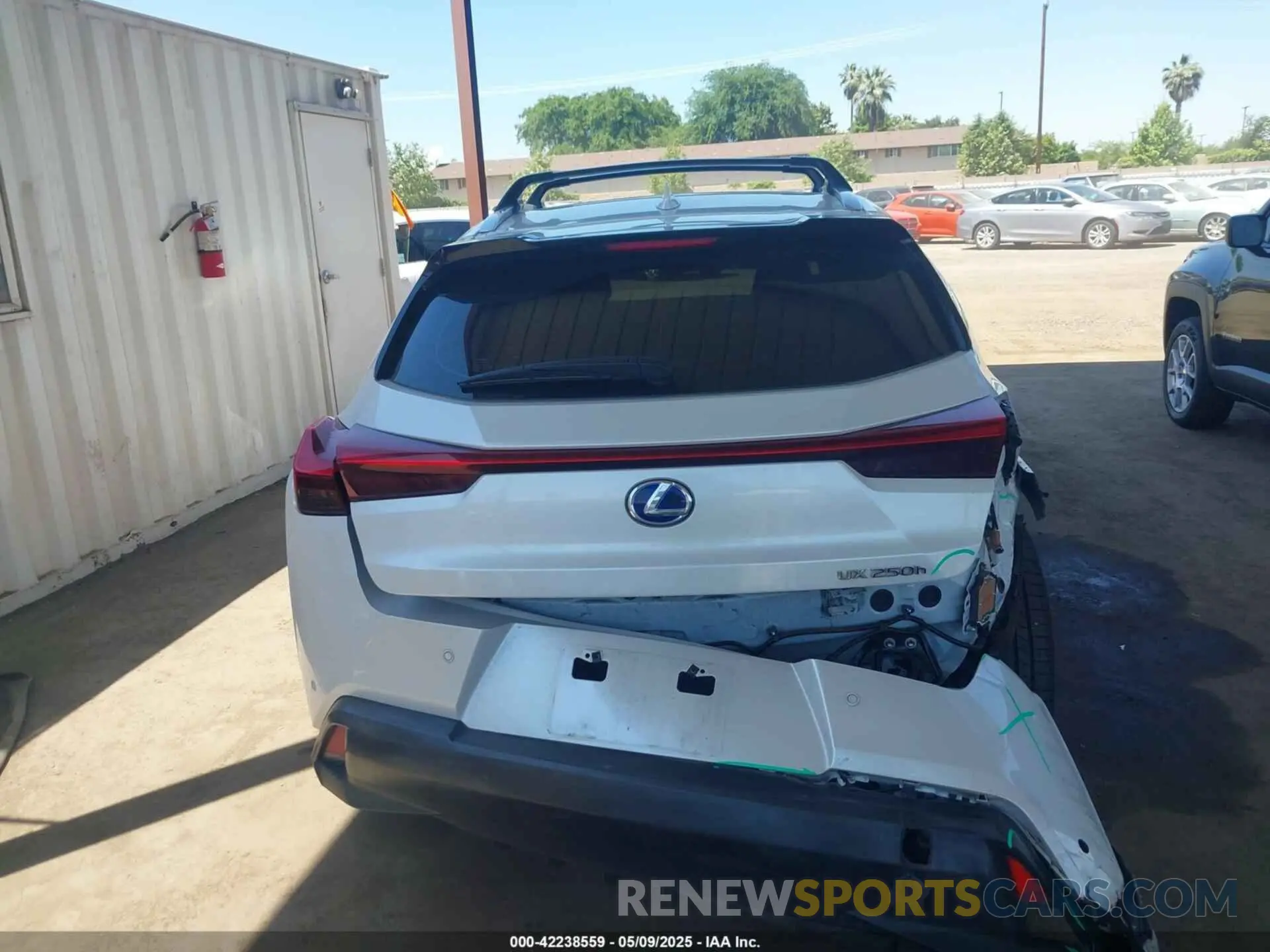 16 Photograph of a damaged car JTHP9JBH8L2033378 LEXUS UX 250H 2020