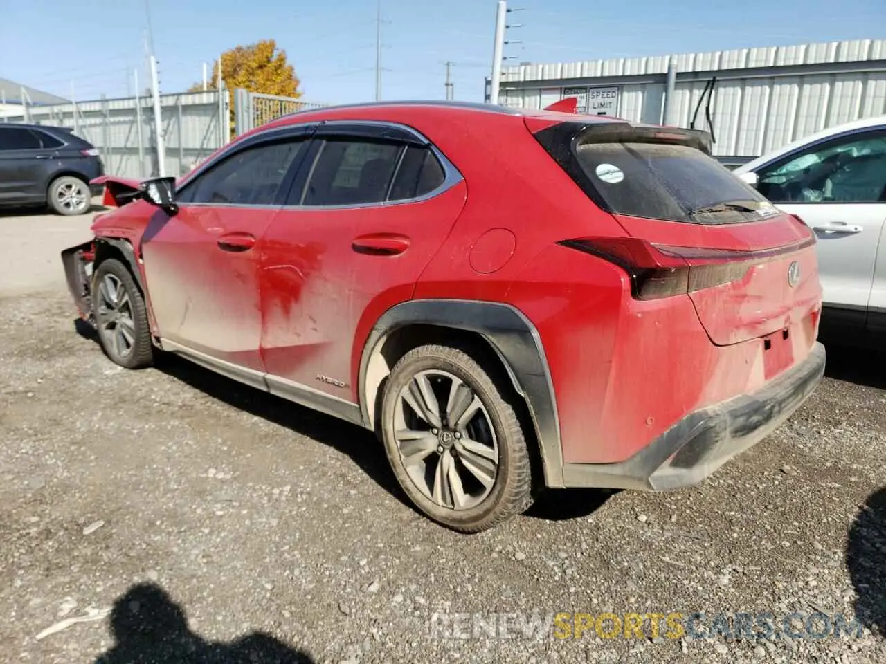 2 Photograph of a damaged car JTHP9JBH8L2036460 LEXUS UX 250H 2020