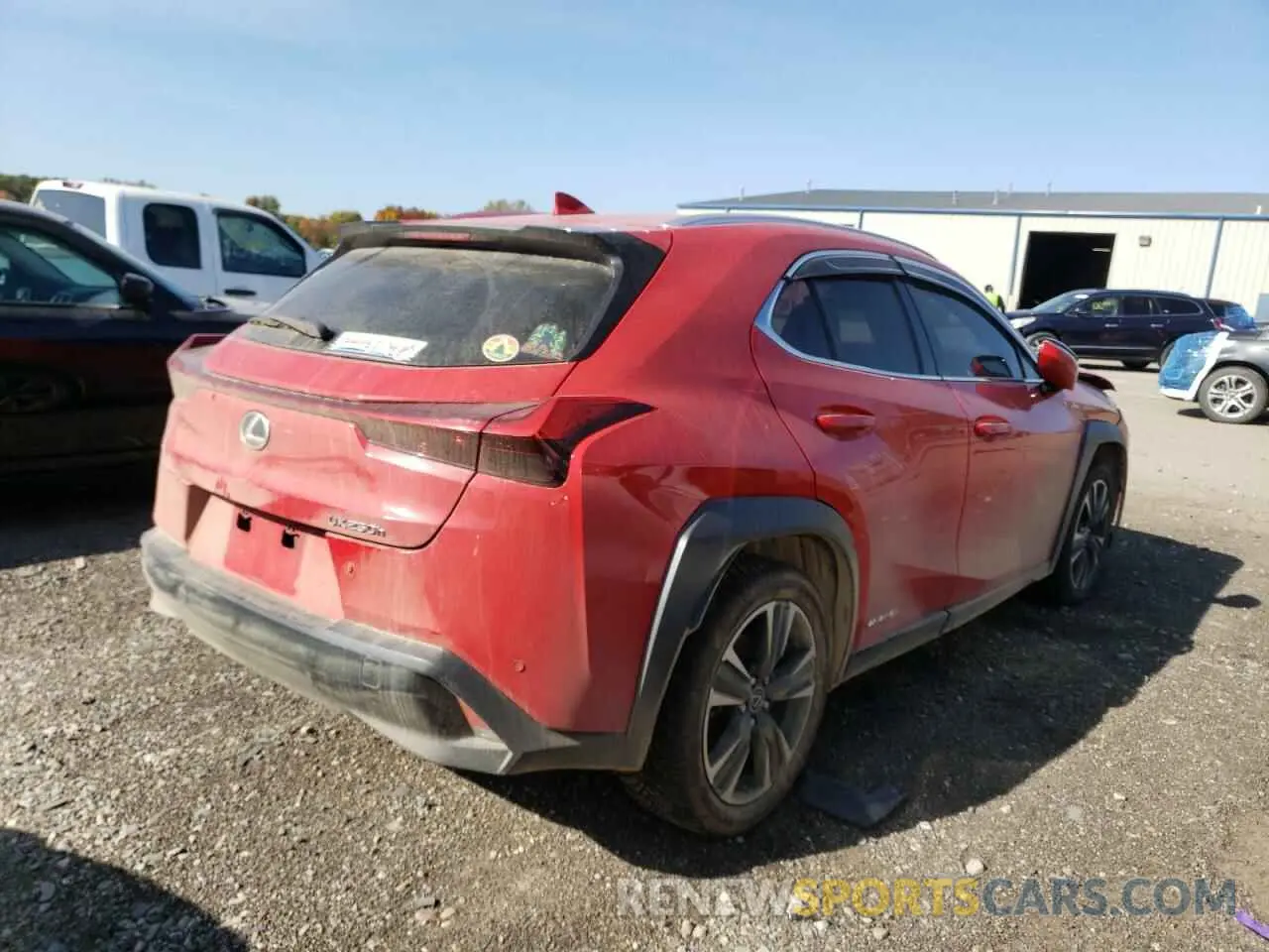 3 Photograph of a damaged car JTHP9JBH8L2036460 LEXUS UX 250H 2020