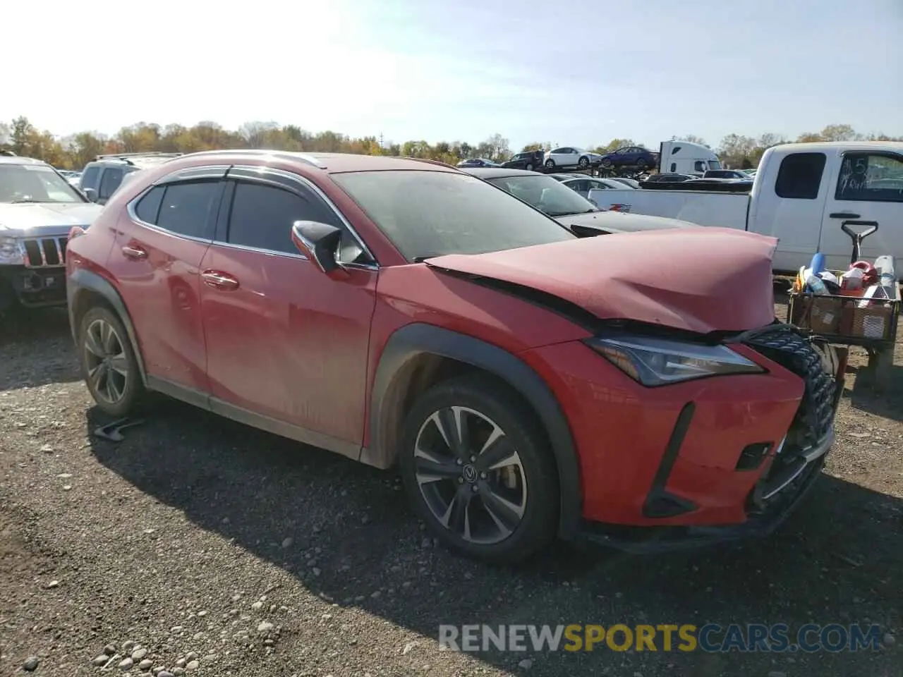 4 Photograph of a damaged car JTHP9JBH8L2036460 LEXUS UX 250H 2020