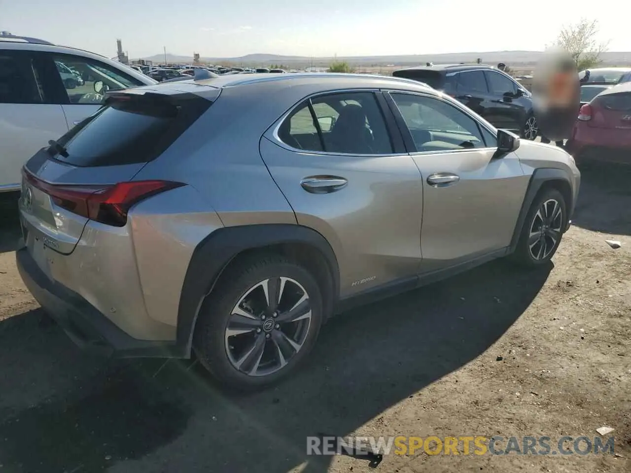 3 Photograph of a damaged car JTHP9JBHXL2025623 LEXUS UX 250H 2020