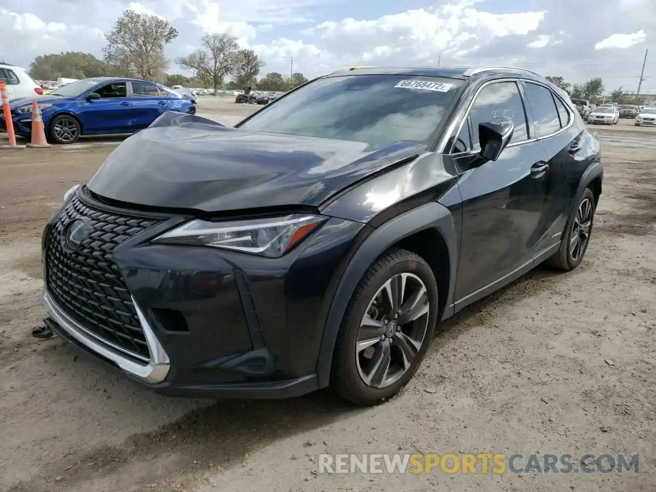 2 Photograph of a damaged car JTHP9JBHXL2026061 LEXUS UX 250H 2020