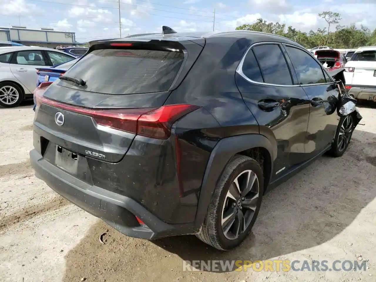 4 Photograph of a damaged car JTHP9JBHXL2026061 LEXUS UX 250H 2020