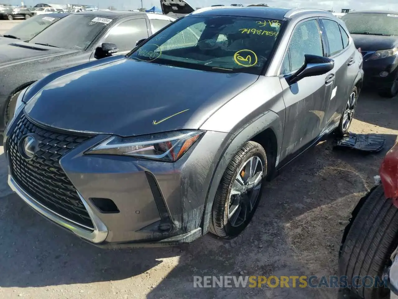 1 Photograph of a damaged car JTHP9JBHXL2026383 LEXUS UX 250H 2020
