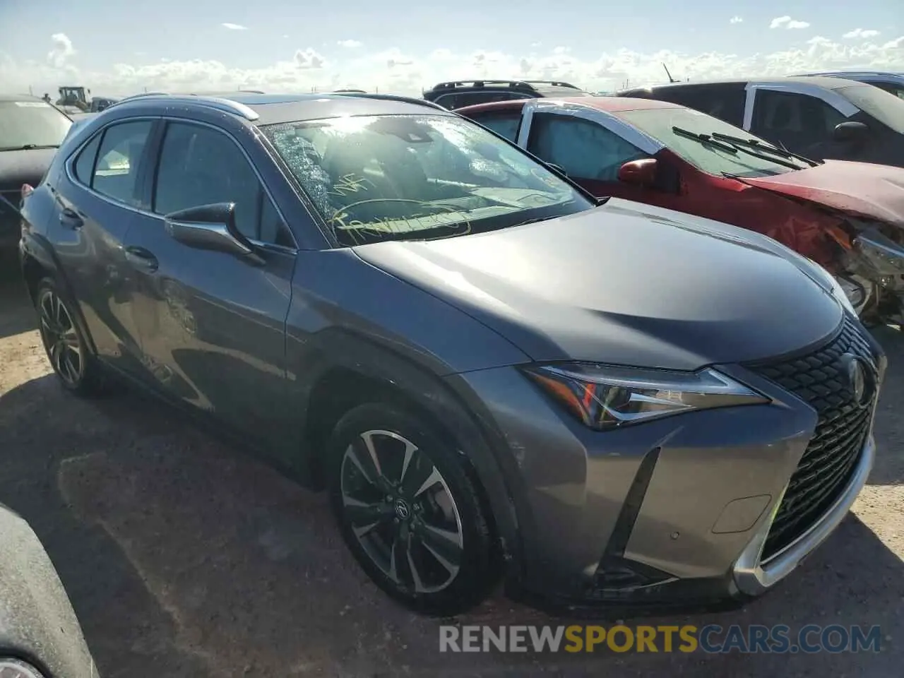 4 Photograph of a damaged car JTHP9JBHXL2026383 LEXUS UX 250H 2020