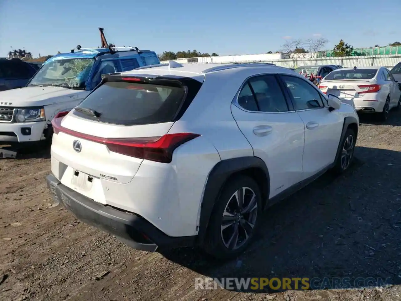 4 Photograph of a damaged car JTHP9JBHXL2035326 LEXUS UX 250H 2020