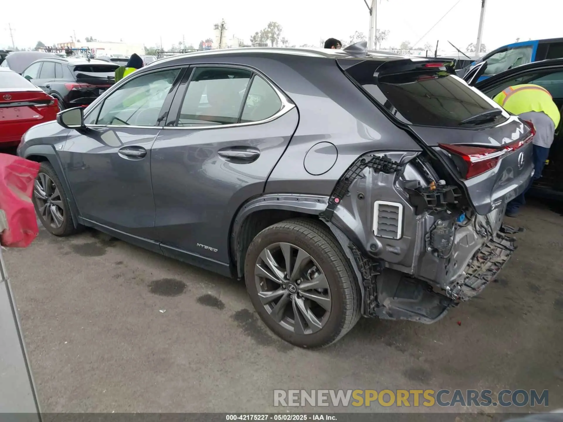 3 Photograph of a damaged car JTHR9JBH0L2025493 LEXUS UX 250H 2020