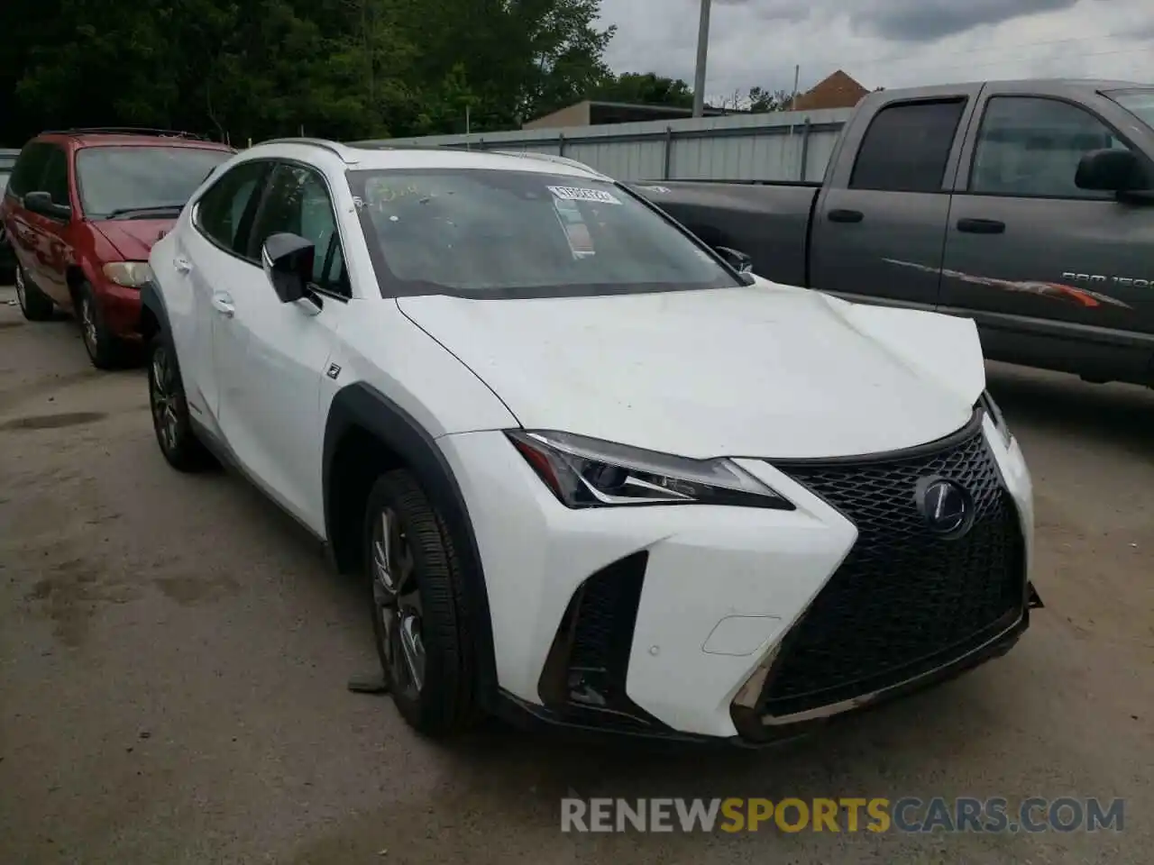 1 Photograph of a damaged car JTHR9JBH1L2031934 LEXUS UX 250H 2020