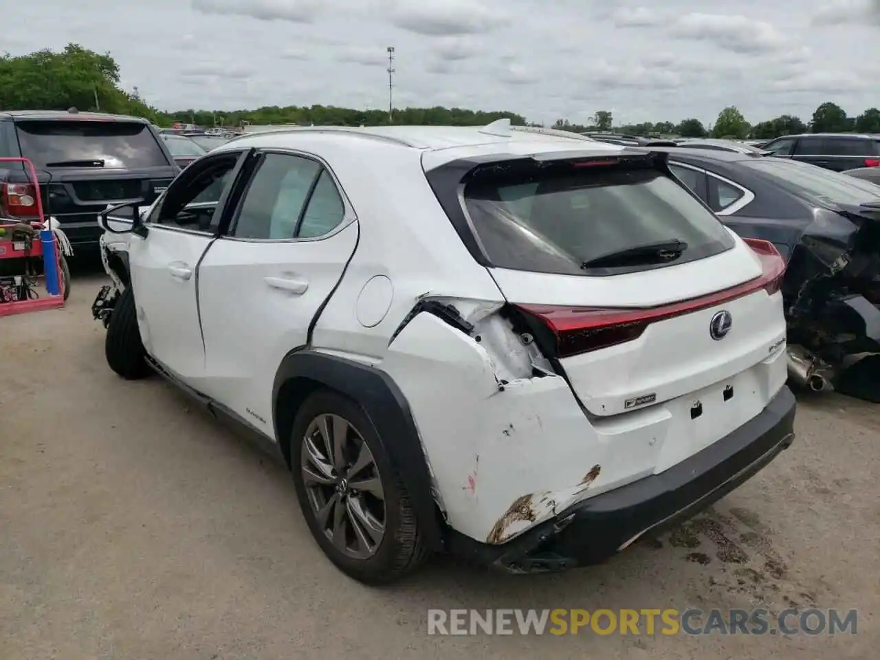 3 Photograph of a damaged car JTHR9JBH1L2031934 LEXUS UX 250H 2020