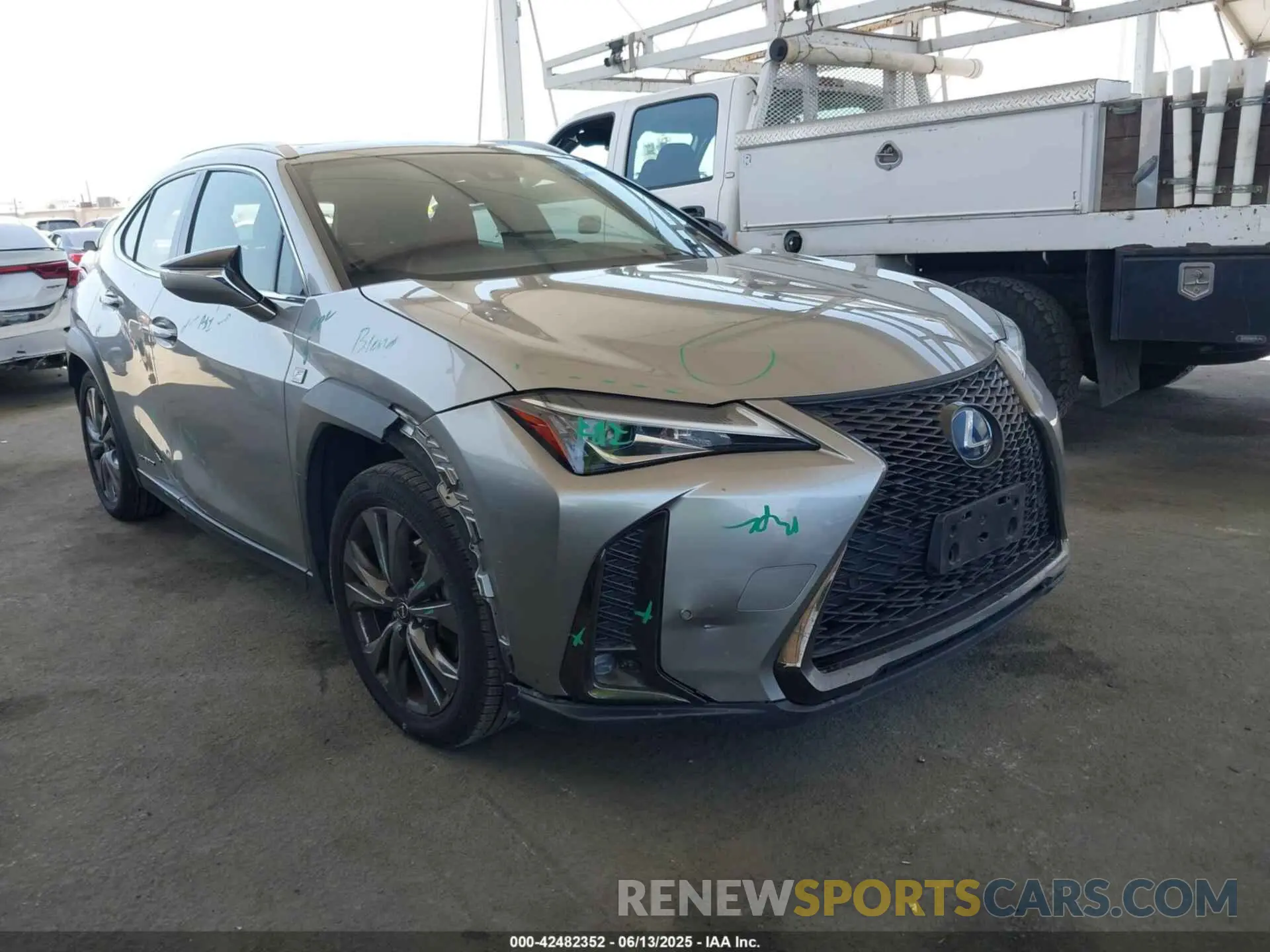 1 Photograph of a damaged car JTHR9JBH3L2021034 LEXUS UX 250H 2020