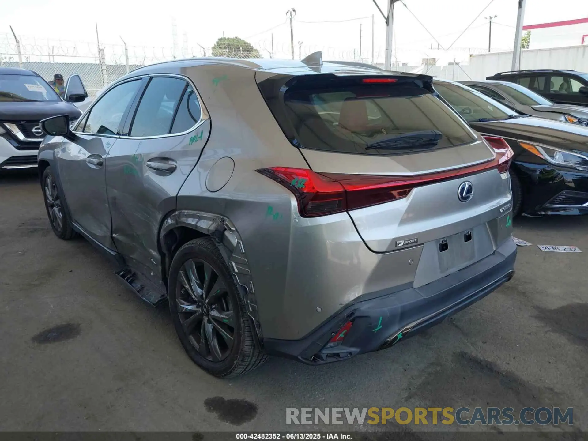 3 Photograph of a damaged car JTHR9JBH3L2021034 LEXUS UX 250H 2020