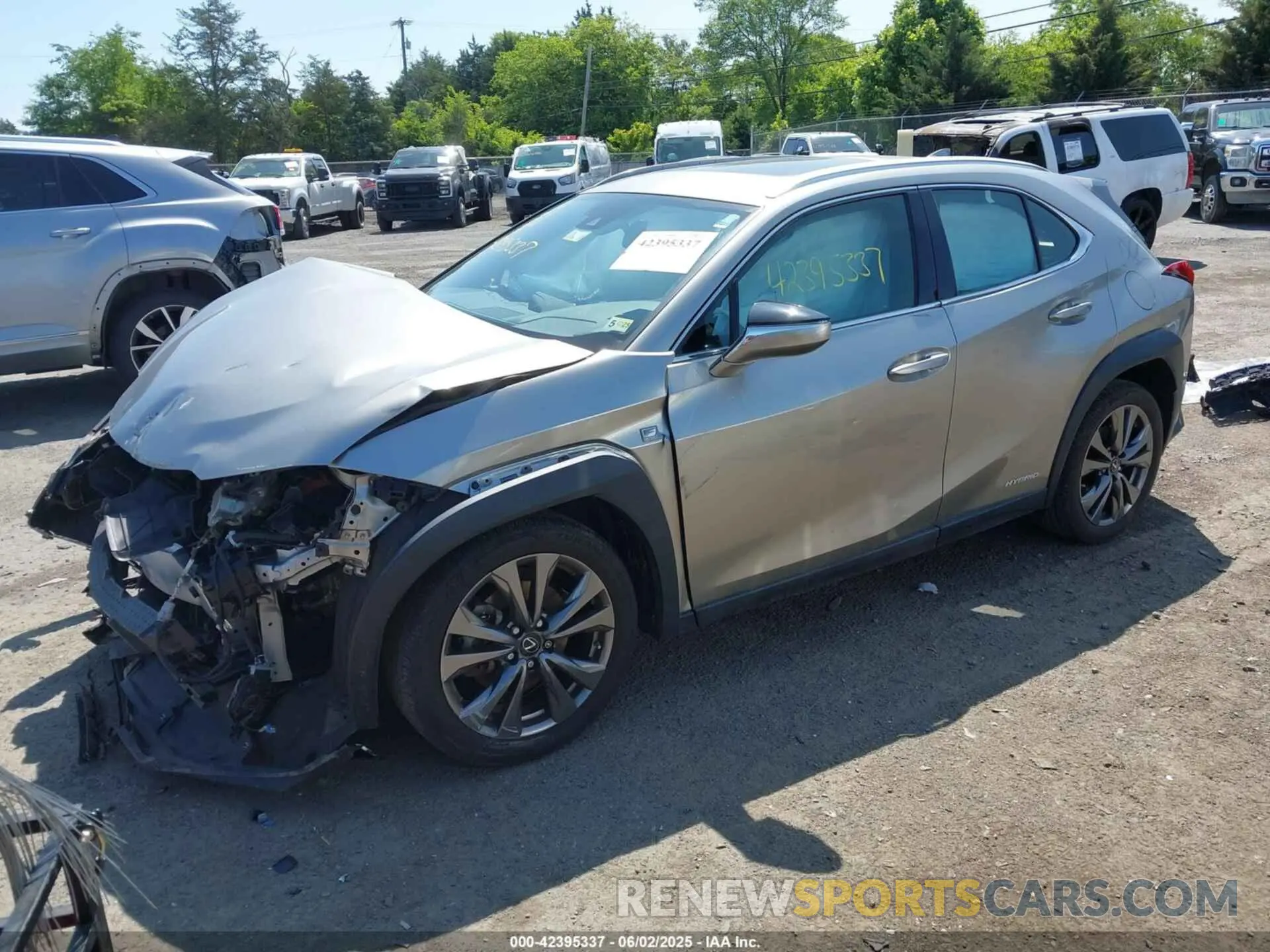 2 Photograph of a damaged car JTHR9JBH3L2036827 LEXUS UX 250H 2020