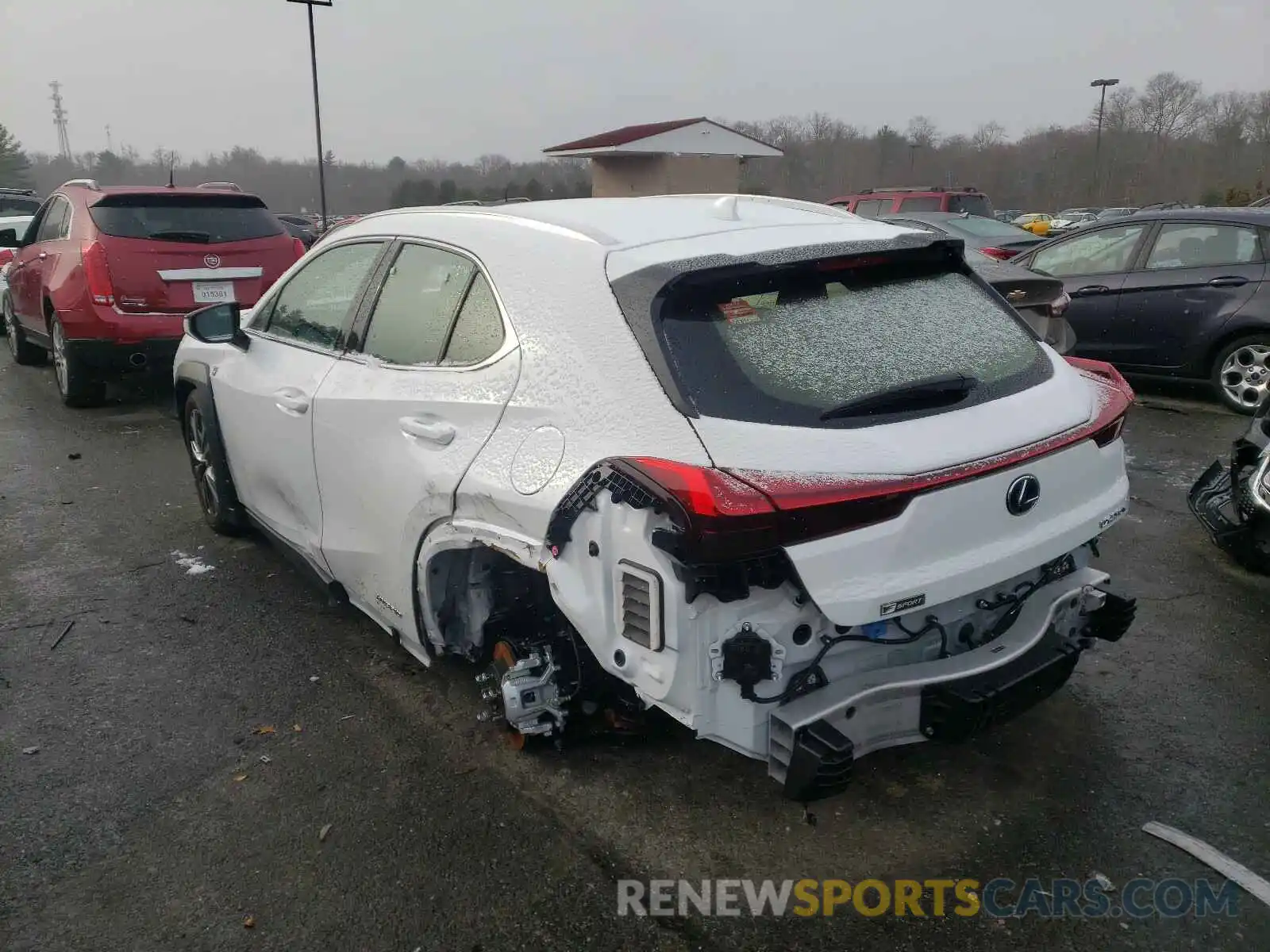 3 Photograph of a damaged car JTHR9JBH6L2023683 LEXUS UX 250H 2020