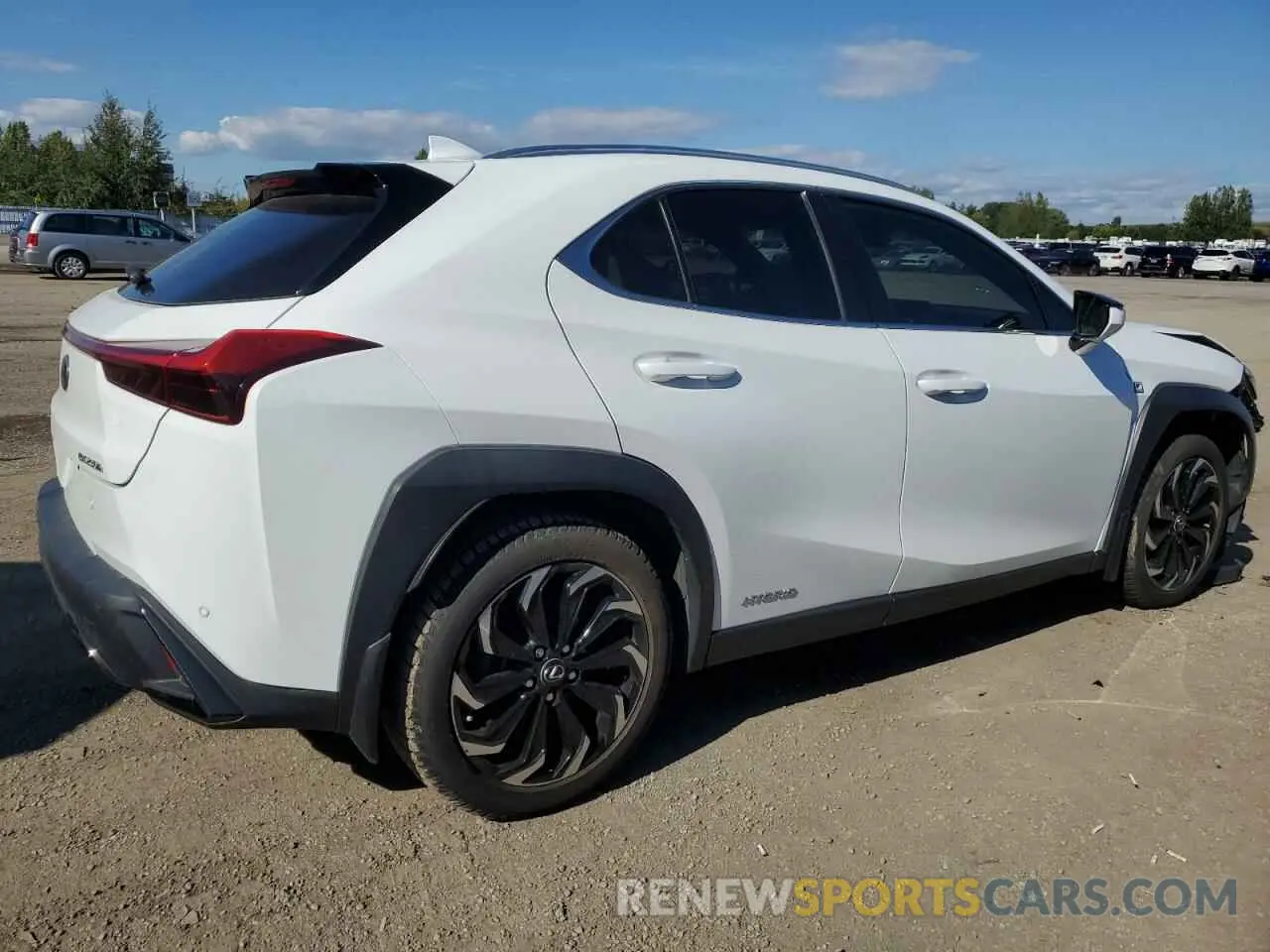 3 Photograph of a damaged car JTHR9JBH6L2027166 LEXUS UX 250H 2020