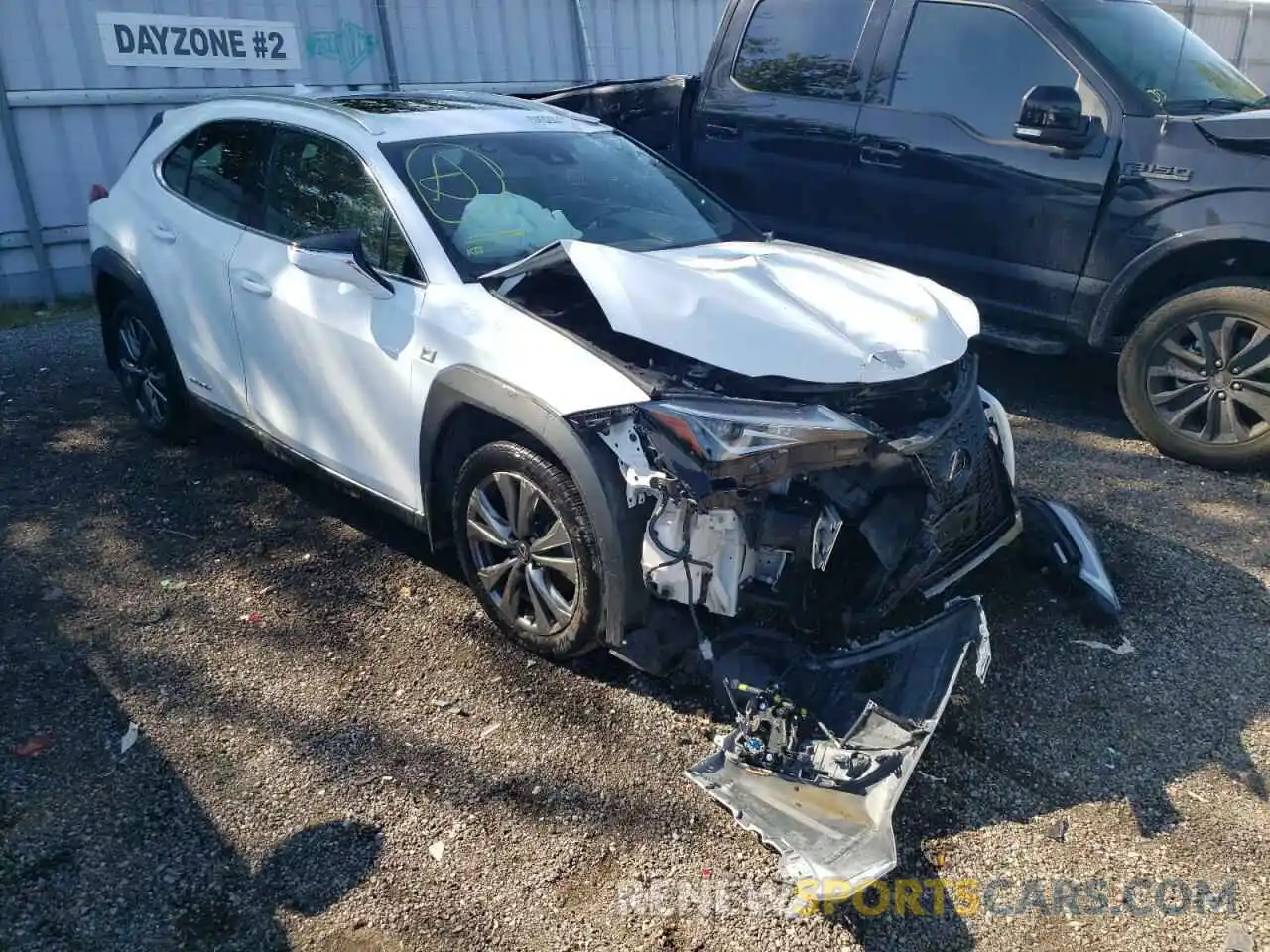 1 Photograph of a damaged car JTHR9JBH8L2033759 LEXUS UX 250H 2020