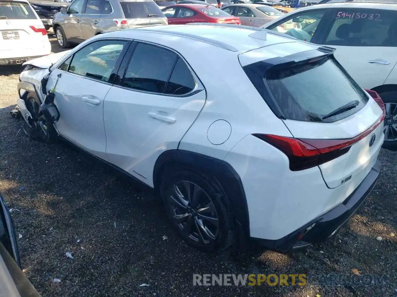 3 Photograph of a damaged car JTHR9JBH8L2033759 LEXUS UX 250H 2020