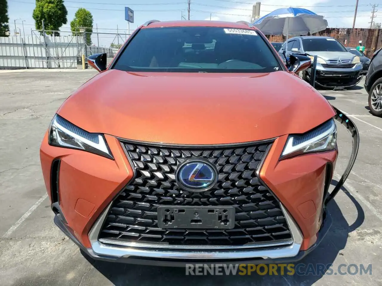 5 Photograph of a damaged car JTHX9JBH0L2036355 LEXUS UX 250H 2020