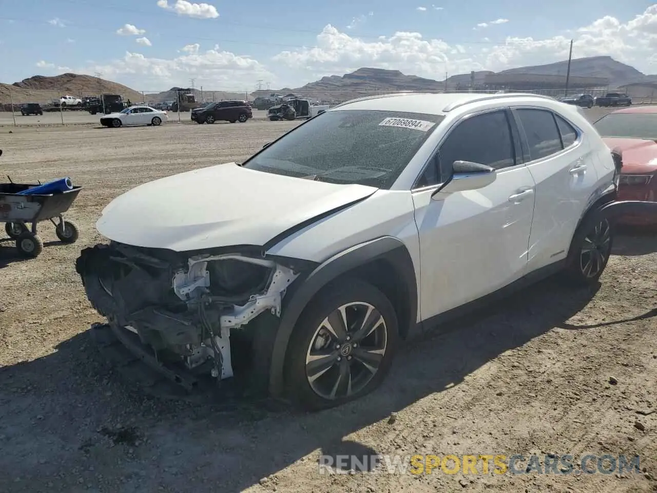 1 Photograph of a damaged car JTHX9JBH1L2032363 LEXUS UX 250H 2020