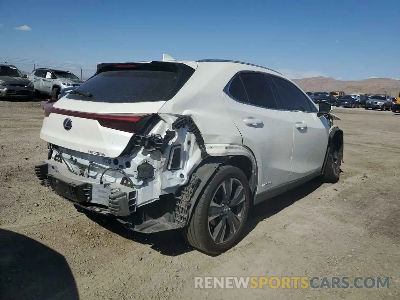 3 Photograph of a damaged car JTHX9JBH1L2032363 LEXUS UX 250H 2020