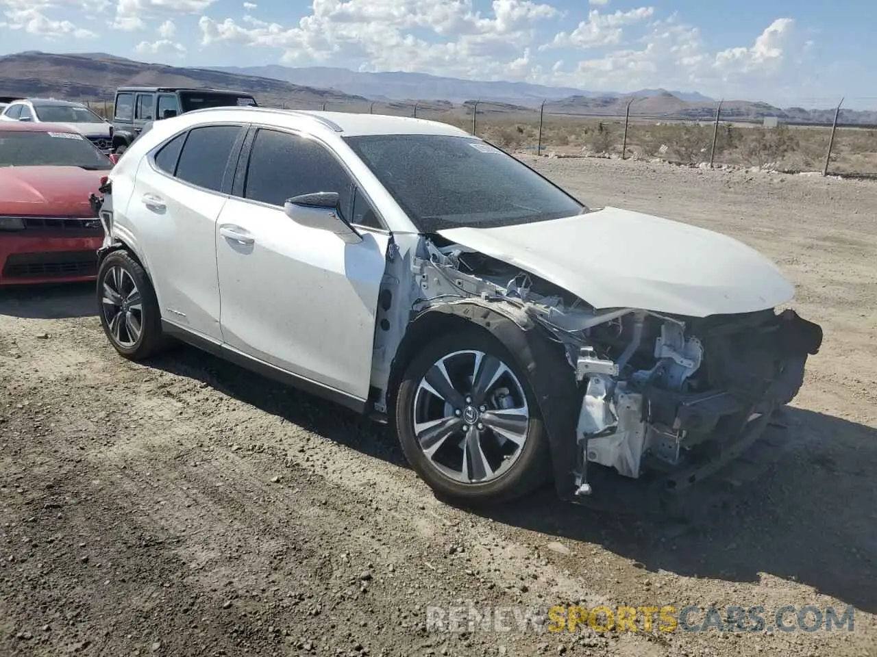 4 Photograph of a damaged car JTHX9JBH1L2032363 LEXUS UX 250H 2020
