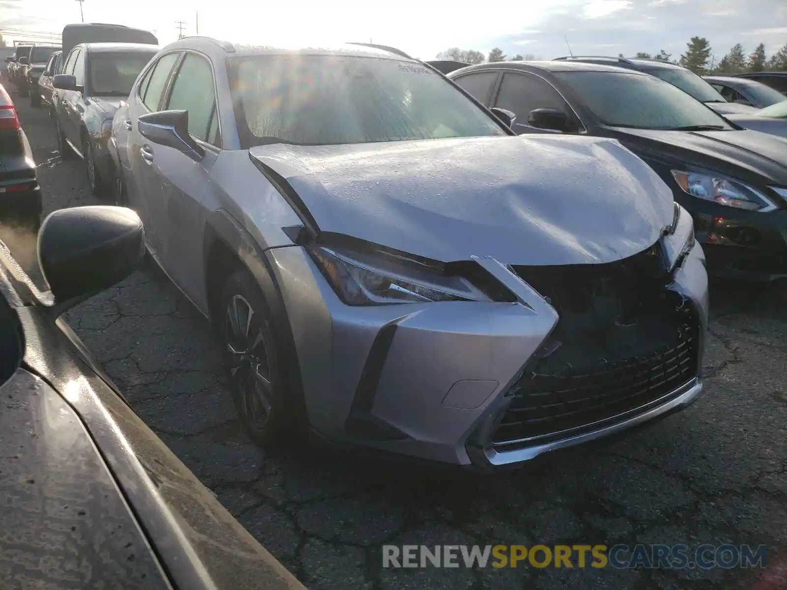 1 Photograph of a damaged car JTHX9JBH1L2035604 LEXUS UX 250H 2020