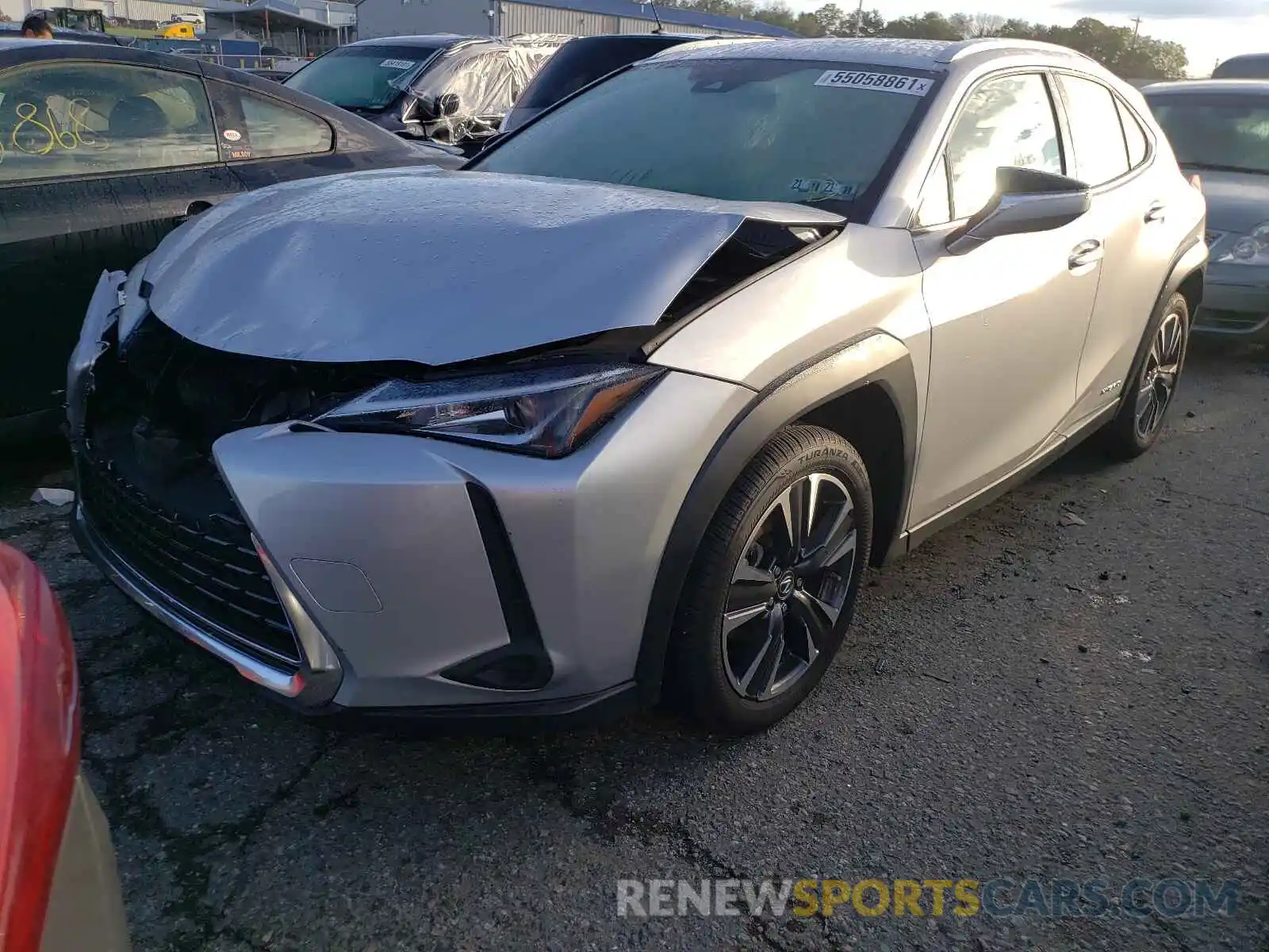 2 Photograph of a damaged car JTHX9JBH1L2035604 LEXUS UX 250H 2020