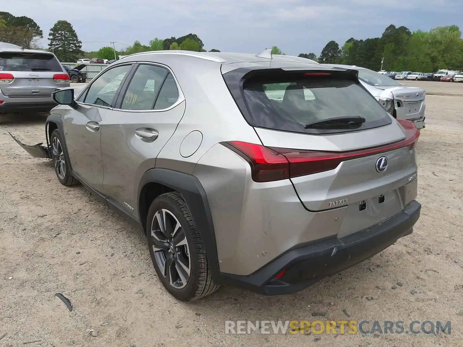 3 Photograph of a damaged car JTHX9JBH5L2034438 LEXUS UX 250H 2020